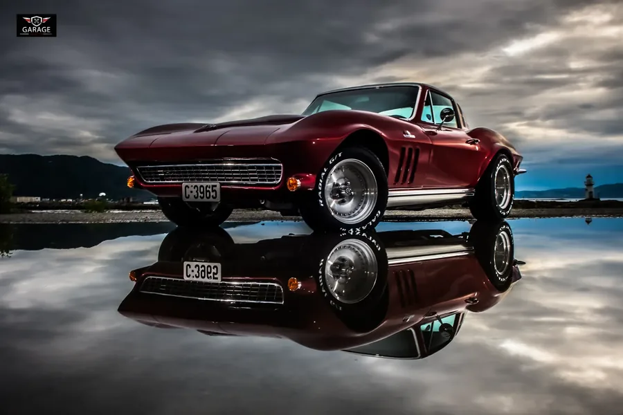 Corvette-detalj
