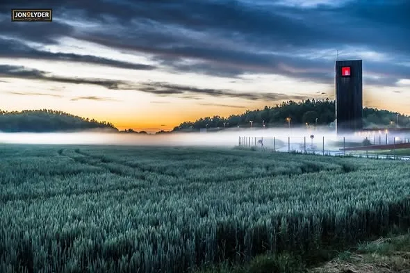 Tårnet i solnedgang