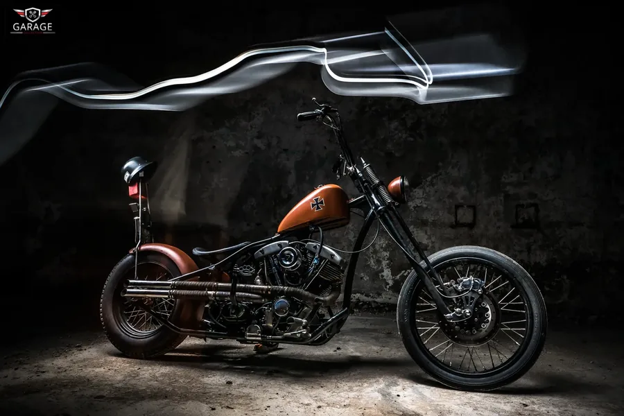 Harley utenfor Halden